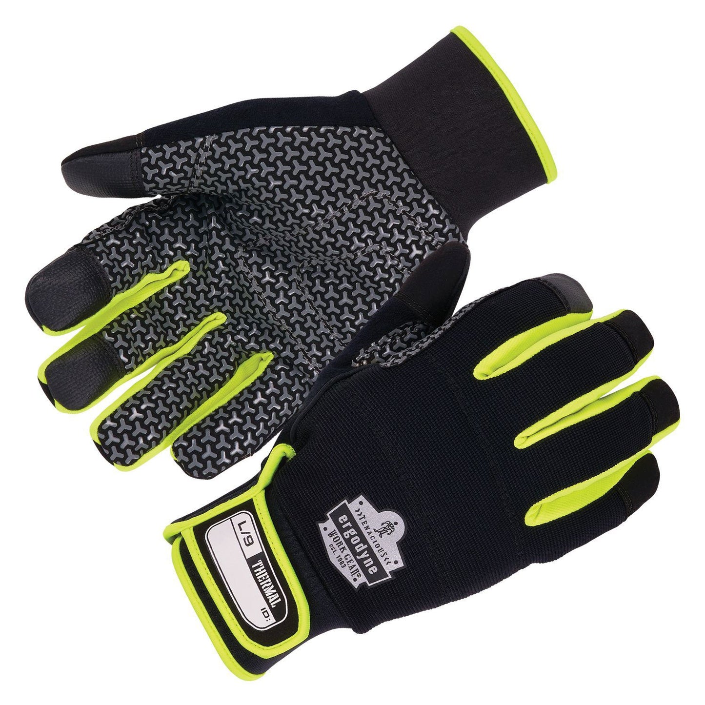 Ergodyne ProFlex 850 Insulated Freezer Gloves, Black, 2X-Large, Pair (EGO18156)
