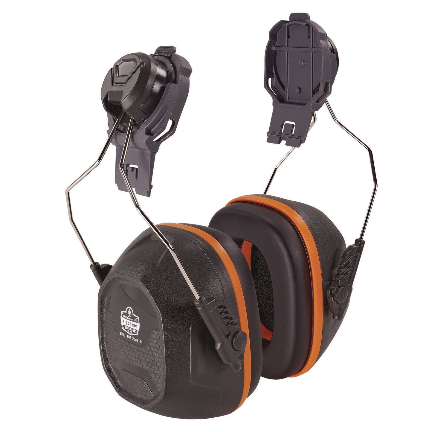 Ergodyne Skullerz 8880 NRR 26dB Hard Hat Mounted Earmuffs, Cap-Style, Gray (EGO60258)