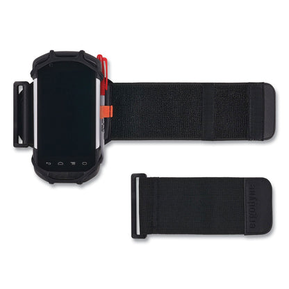 Ergodyne Squids 5546 Scanner Wrist Mount Extender Strap, 4 x 5 x 0.5, Elastic, Black (EGO19146)
