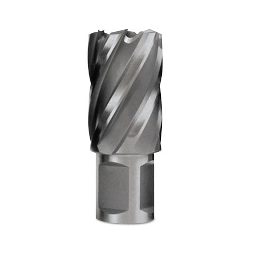 Evolution Cyclone HSS Premium Grade Annular Cutter, 7/8 in dia x 2 in Depth, 3/4 in Weldon Shank, Includes Pilot Pin (510-CC875L)