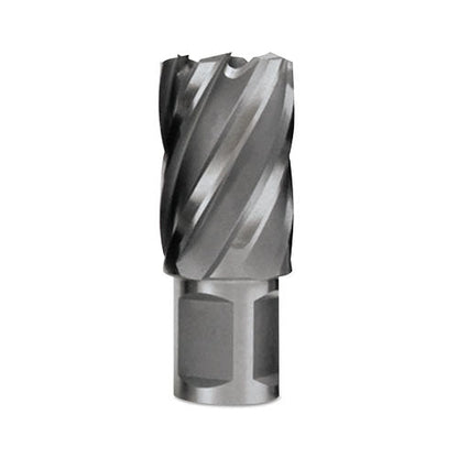 Evolution Cyclone HSS Premium Grade Annular Cutter, 7/8 in dia x 2 in Depth, 3/4 in Weldon Shank, Includes Pilot Pin (510-CC875L)