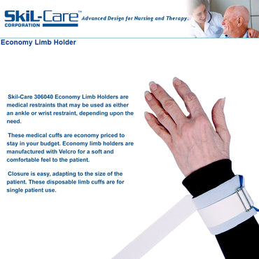 Dispos-A-Cuff Limb Restraint One Size Fits Most Strap Fastening 1-Strap (185773_PR)