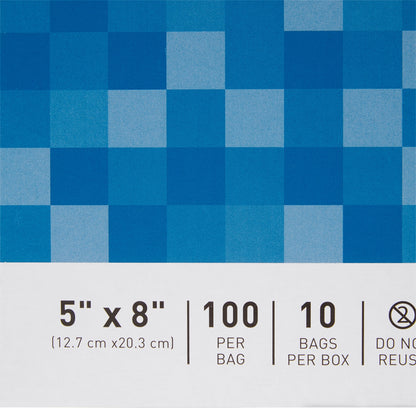 McKesson Reclosable Bag 5 X 8 Inch Polyethylene Clear Zipper Closure (1057373_CS)
