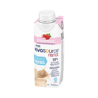 Novasource® Renal Oral Supplement Strawberry Flavor Liquid 8 oz. Carton (1178535_CS)