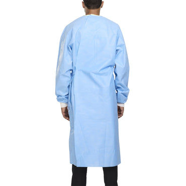 ULTRA Non-Reinforced Surgical Gown with Towel X-Large Blue Sterile AAMI Level 3 Disposable (217167_EA)