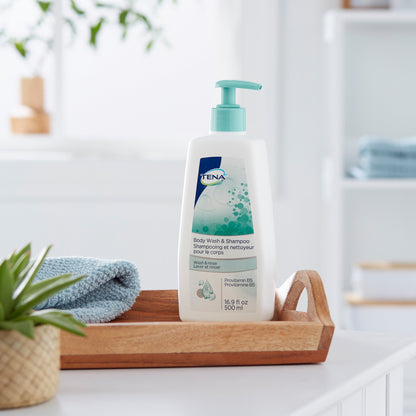 TENA® ProSkin™ Shampoo and Body Wash 16.9 oz. Pump Bottle Scented (931618_EA)