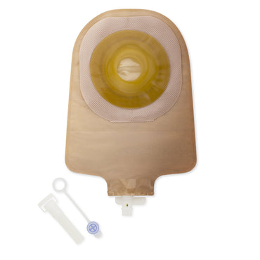 Premier™ Urostomy Pouch One-Piece System 9 Inch Length Convex, Pre-Cut 1-1/2 Inch Stoma Drainable (860676_BX)