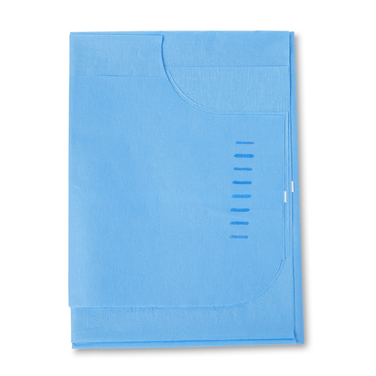 McKesson Patient Exam Gown One Size Fits Most Blue Disposable (146460_CS)