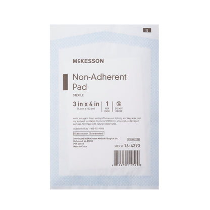 McKesson Non-Adherent Dressing 3 X 4 Inch Sterile 100 per Pack (373777_CS)