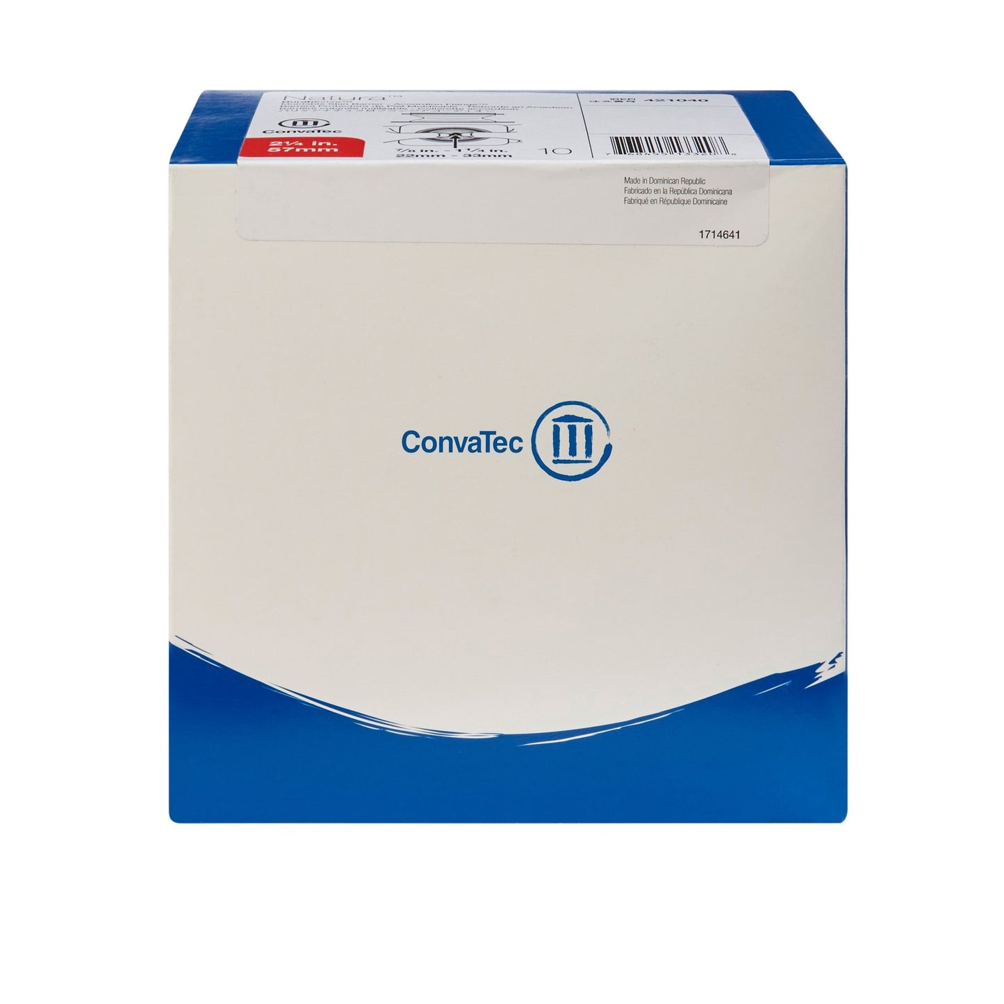 Natura™ Ostomy Barrier Moldable Durahesive® Adhesive 57 mm Flange Sur-Fit® Natura® System Hydrocolloid Tape Collar 7/8 to 1-1/4 Inch Opening (1087911_BX)