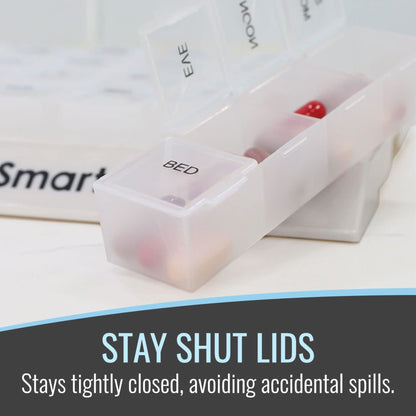 HealthSmart® Pill Organizer Large 7 Day 4 Dose (724874_EA)