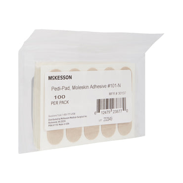McKesson Pedi-Pad Protective Pad Size 101 Narrow Adhesive (1111084_PK)