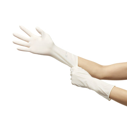GAMMEX® Non-Latex PI Surgical Glove Size 6.5 Sterile Polyisoprene Standard Cuff Length Micro-Textured White Chemo Tested (765477_BX)