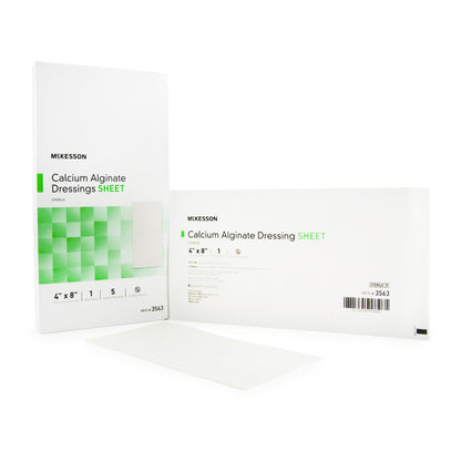 McKesson Alginate Dressing 4 X 8 Inch Rectangle (883266_EA)