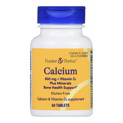 Foster & Thrive™ Joint Health Supplement Calcium / Vitamin D 600 mg Strength Tablet 60 per Bottle (1238897_BT)
