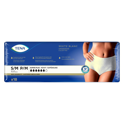 TENA® Women™ Super Plus Female Adult Absorbent Underwear Pull On with Tear Away Seams Small / Medium Disposable Heavy Absorbency (1115186_BG)