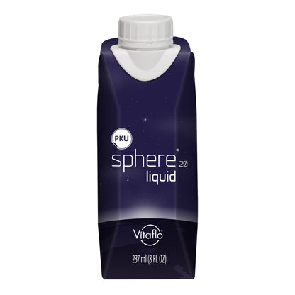 PKU sphere® liquid Oral Supplement Vanilla Flavor Liquid 8 oz. Carton (1228264_EA)
