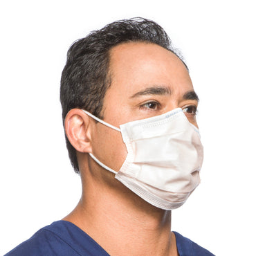 FluidShield Procedure Mask Anti-fog Foam ASTM Level 3 Earloops One Size Fits Most (849736_BX)