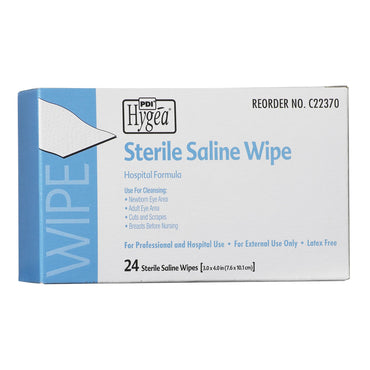 Hygea® Saline Cleansing Towelette Individual Packet Unscented 24 Count (144086_EA)