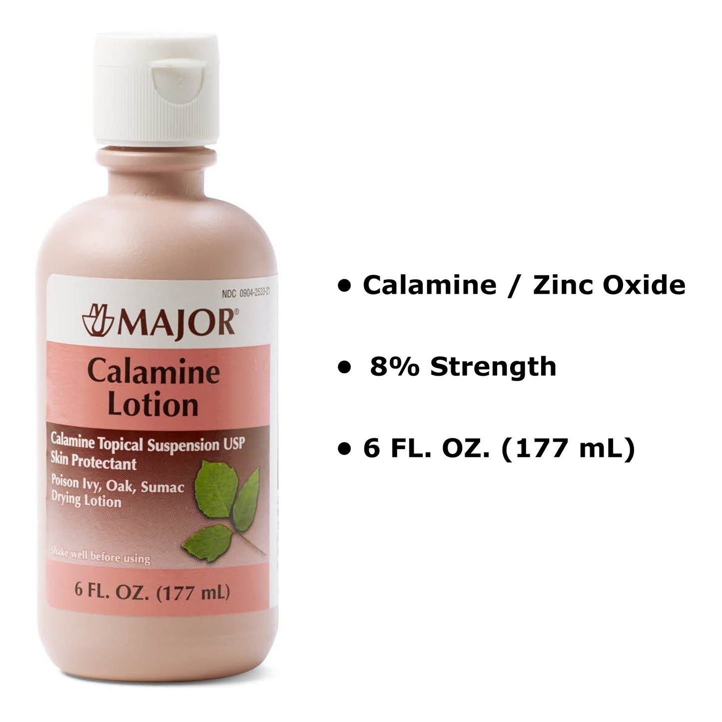 Major® Calamine Itch Relief 8% Strength Lotion 177 mL Bottle (846836_EA)