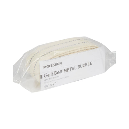 McKesson Gait Belt 60 Inch Length White Polyester (854723_EA)