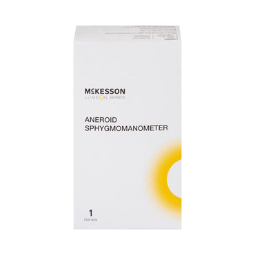 McKesson LUMEON™ Aneroid Sphygmomanometer Unit Large Adult Cuff Nylon Cuff 34 - 50 cm Pocket Aneroid (803184_BX)