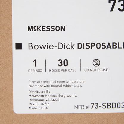 McKesson Sterilization Bowie-Dick Test Pack Steam (524874_EA)