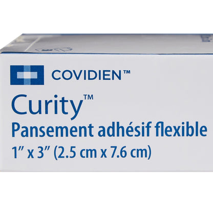 Curity™ Adhesive Strip 1 X 3 Inch Fabric Rectangle Tan Sterile (731917_CS)