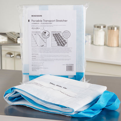 McKesson Transfer Sheet White 40 X 80 Inch 14 Handles (1160233_EA)