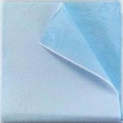 Tidi® Everyday Stretcher Sheet Flat 40 X 48 Inch Blue Tissue / Poly Disposable (540367_CS)