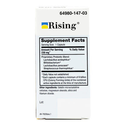 RisaQuad™ Probiotic Dietary Supplement 30 per Bottle Capsule (802669_BT)