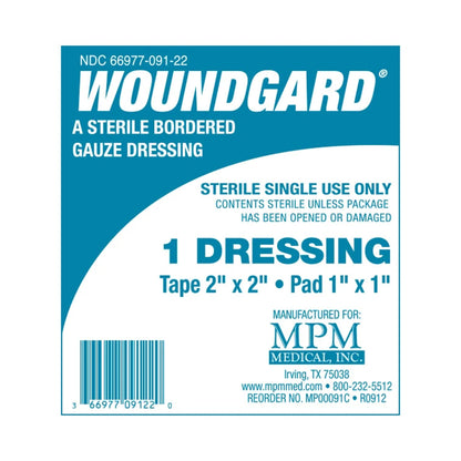 WoundGard® Island Dressing 2 X 2 Inch Square Sterile (724954_BG)