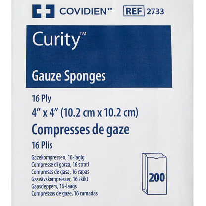 Curity™ Gauze Sponge 4 X 4 Inch 16-Ply NonSterile 200 per Pack (10287_BG)