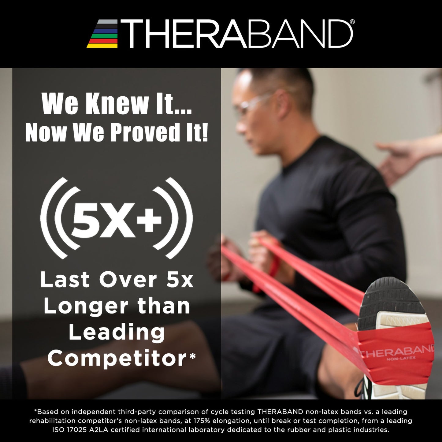 TheraBand® Exercise Resistance Band Blue 6 Inch X 25 Yard X-Heavy Resistance (480033_EA)