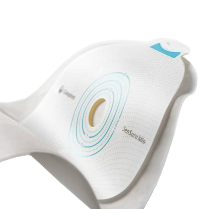 SenSura® Mio Ostomy Pouch One-Piece System 11 Inch Length, Maxi Flat, Pre-Cut 1-3/8 Inch Stoma Drainable (884548_BX)