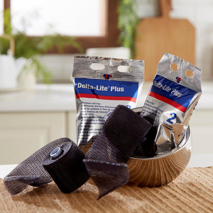 Delta-Lite® Plus Cast Tape 2 Inch X 12 Foot Fiberglass / Resin Black (653379_BX)