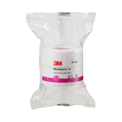3M™ Medipore™ H Perforated Medical Tape White 1 Inch X 10 Yard Soft Cloth NonSterile (443997_CS)