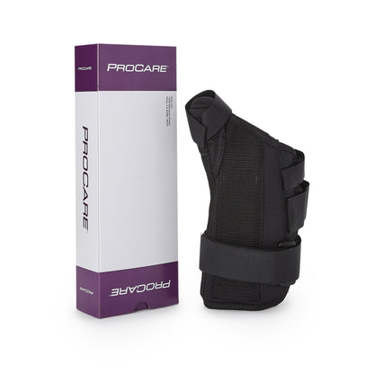 ProCare® ComfortFORM™ Wrist Brace with Abducted Thumb Aluminum / Foam / Spandex / Plastic Left Hand Black Medium (359055_EA)