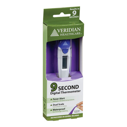 Veridian Digital Stick Thermometer Oral / Rectal / Axillary Probe Handheld (1231229_BX)