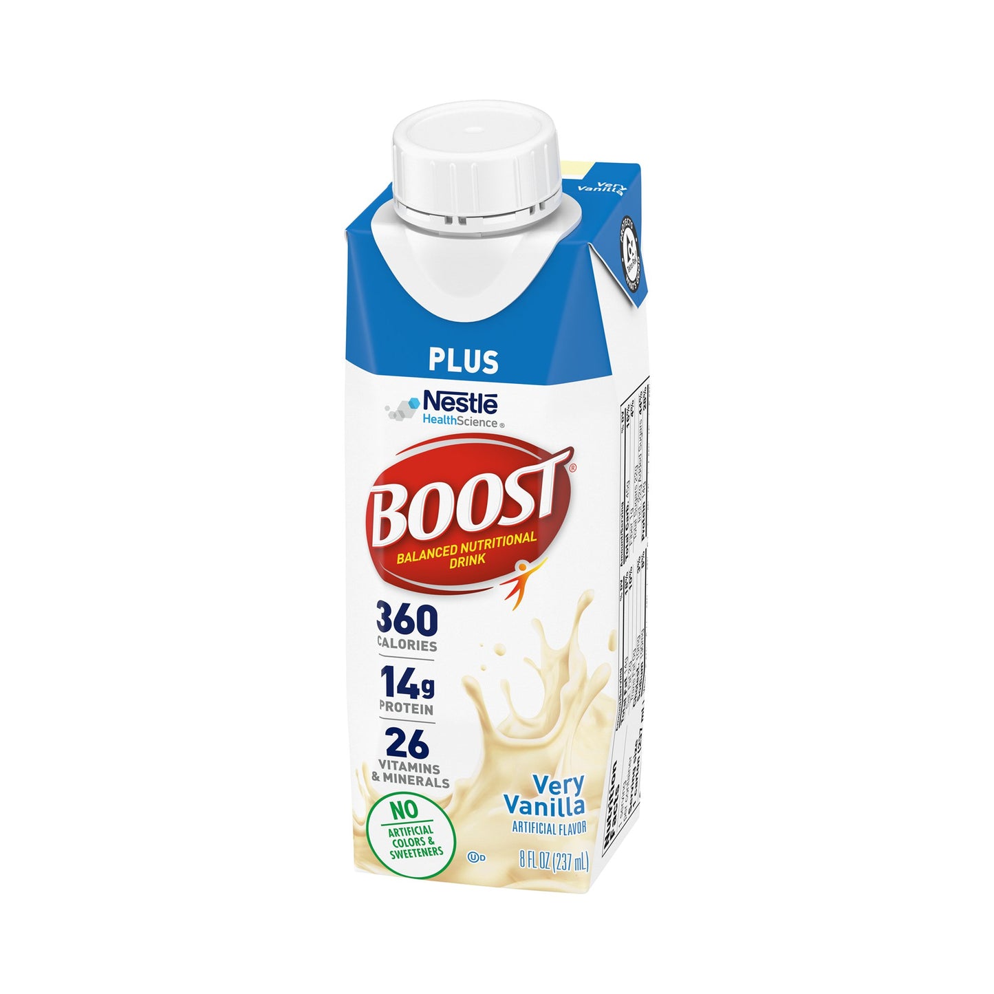 Boost Plus® Oral Supplement Very Vanilla Flavor Liquid 8 oz. Carton (1178526_EA)