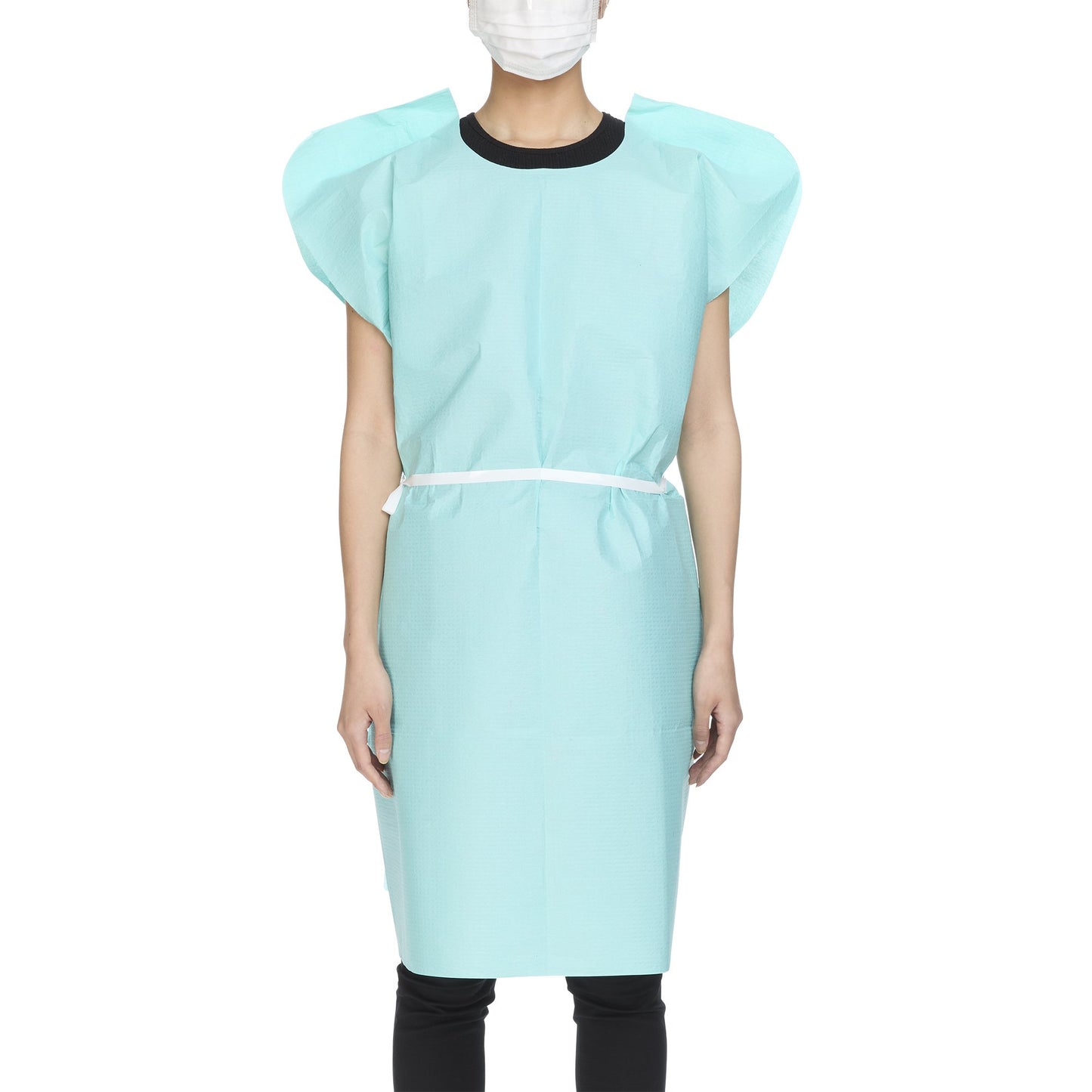 McKesson Patient Exam Gown One Size Fits Most Teal Disposable (224226_CS)