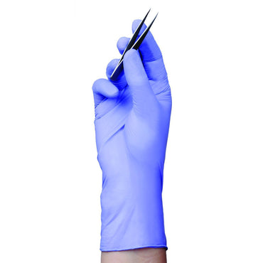 FLEXAL™ Nitrile Exam Glove Medium NonSterile Nitrile Standard Cuff Length Textured Fingertips Blue Chemo Tested (784952_BX)