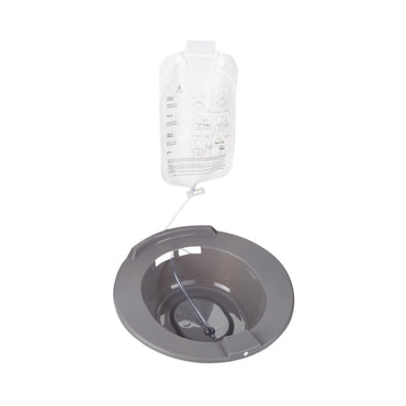 McKesson Sitz Bath Round Graphite Plastic 2000 mL Bag Graduated, 500 mL Increments up to 2000 mL (1028137_CS)
