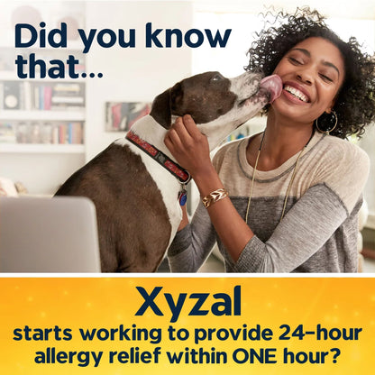 XYZAL® Allergy 24HR Allergy Relief 5 mg Strength Tablet 35 per Bottle (1230701_BT)