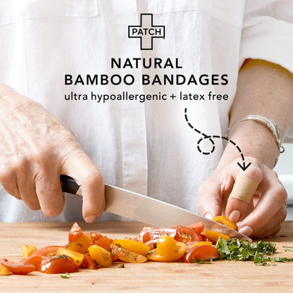 Patch™ Adhesive Strip 3/4 X 3 Inch Bamboo Rectangle Tan Sterile (1219439_CS)