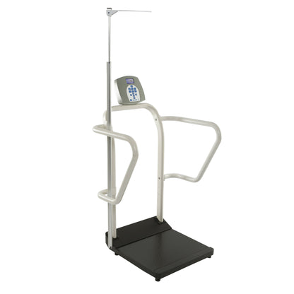 Health O Meter® Physician Scale ADA Compliant LCD Display 1000 lbs. / 454 kg Capacity Black / White AC Adapter / Battery Operated (677405_EA)