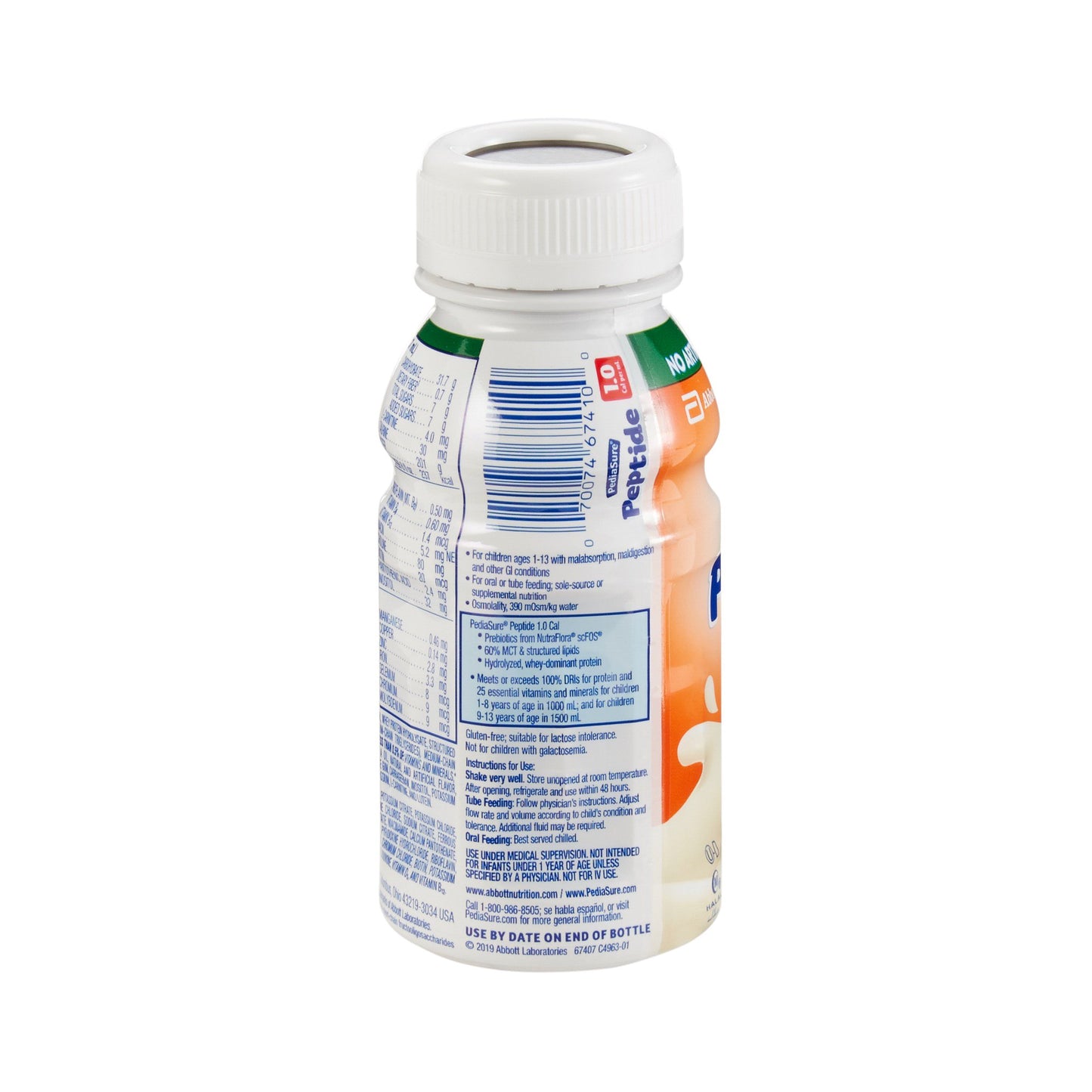PediaSure® Peptide 1.0 Cal Pediatric Oral Supplement Vanilla Flavor 8 oz. Bottle Liquid Peptide Malabsorption / Maldigestion (1143667_EA)