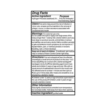 McKesson Brand Antiseptic Hydrogen Peroxide Topical Liquid 16 oz. Bottle (142779_CS)
