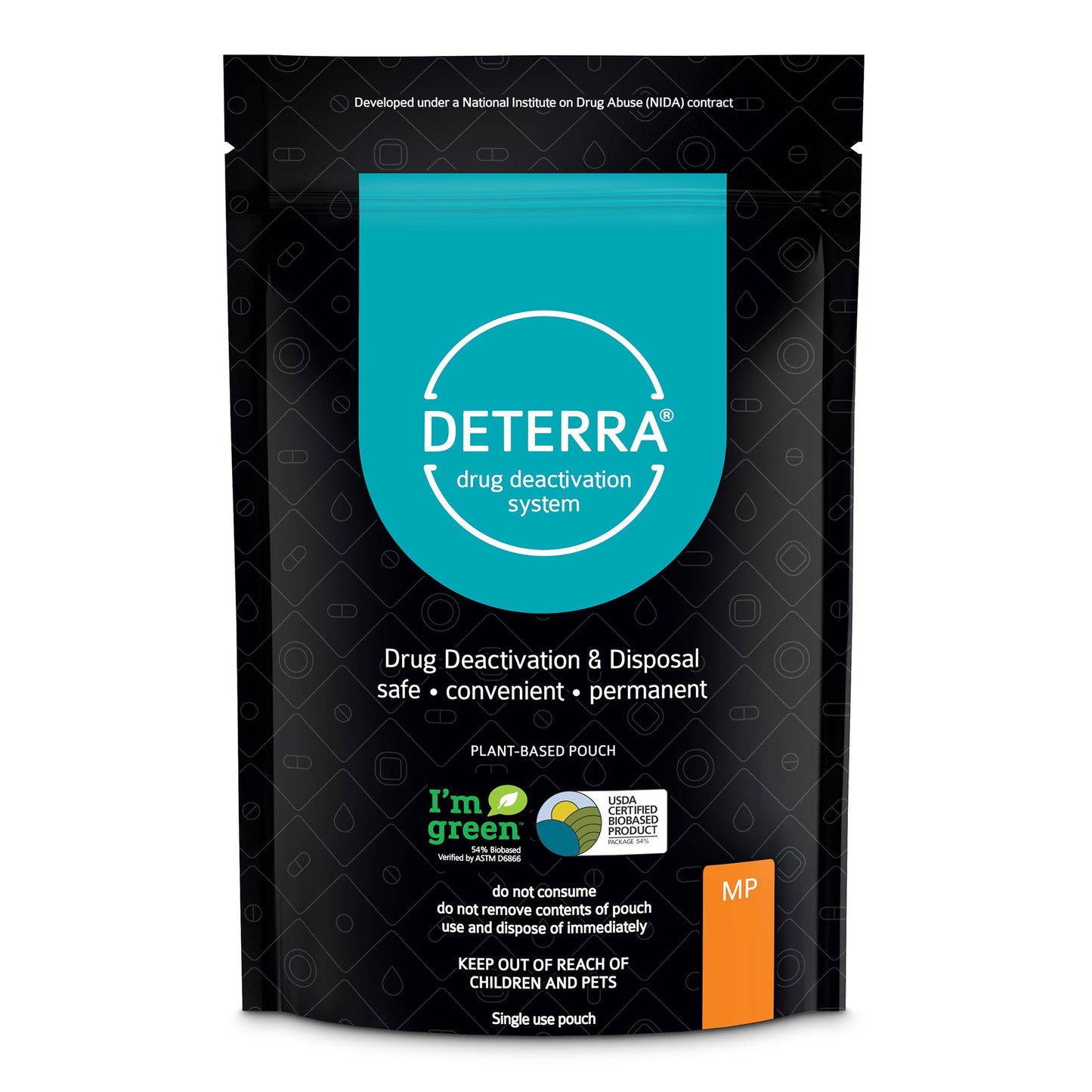 Deterra® Drug Disposal Pouch Medium, 45 Pill or 6 Patch or 6 oz. Liquid Capacity (1178045_EA)