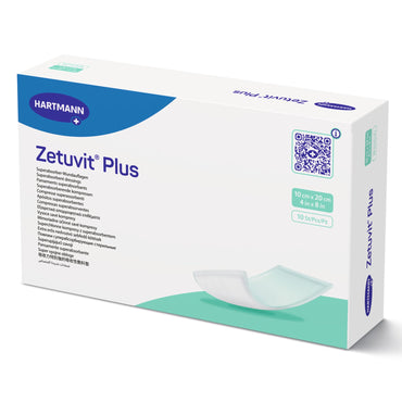 Zetuvit® Plus Super Absorbent Dressing Without Adhesive 4 X 8 Inch Rectangle (1161229_BX)